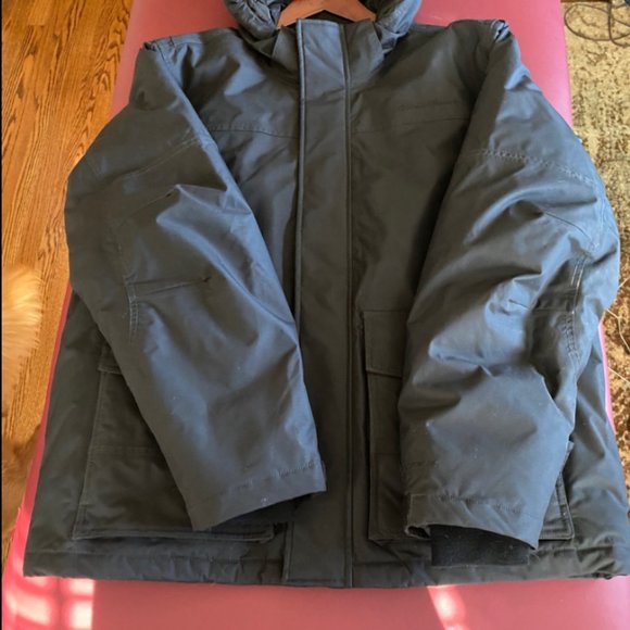 eddie bauer down jacket mens size L black - Picture 4 of 8